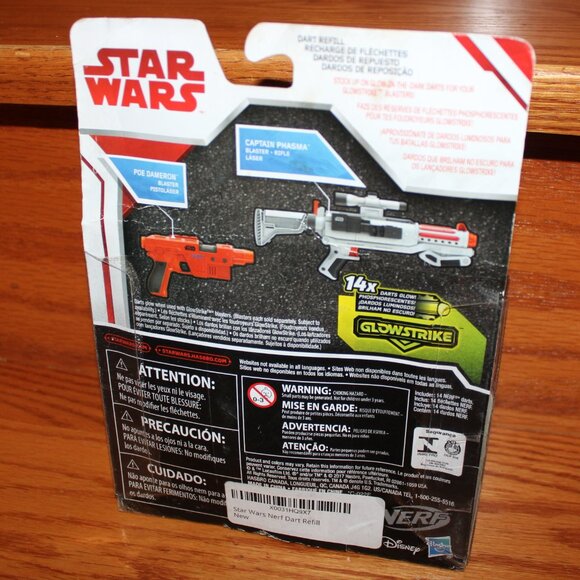 3/$28❤️sealed Star Wars NERF GlowStrike Elite Dart Refill Pack (14 darts) Disney - Picture 7 of 8